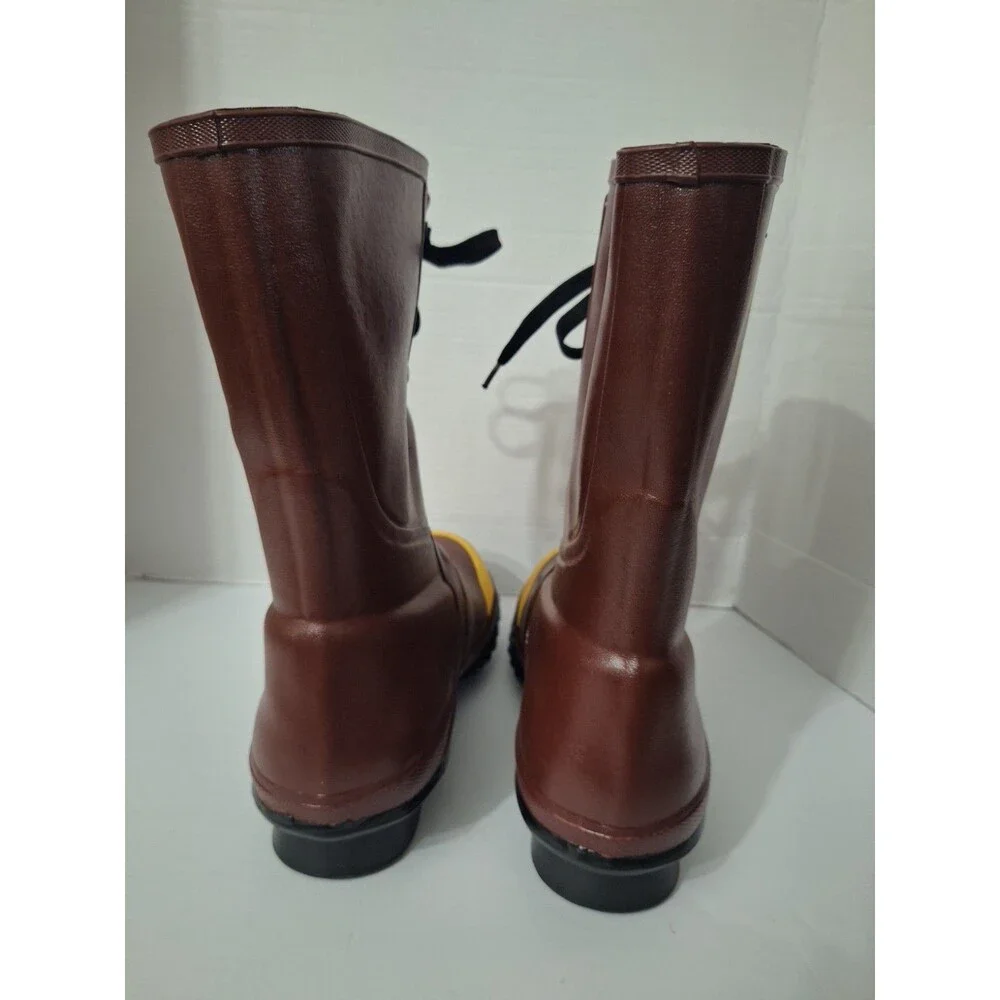 Ranger Honeywell Rubber Insulated Steel Toe Work Boots Sz 10 Red ASTM F2413-11